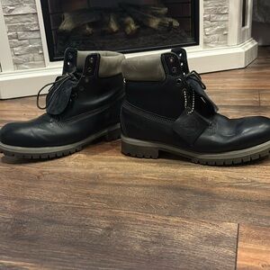 Timberland Black Leather Boot